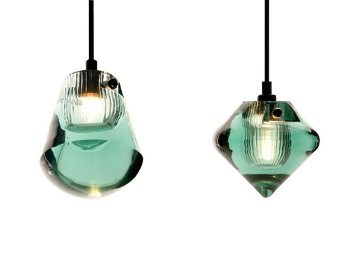 Jack Pressed Glass Pendants