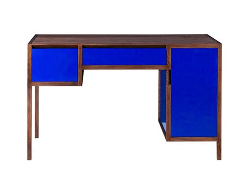 Cobalt Blue Lacquer Desk