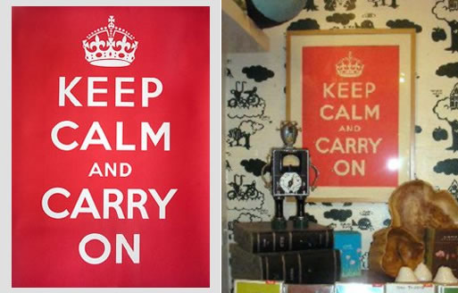 Keep Calm and Carry On Poster