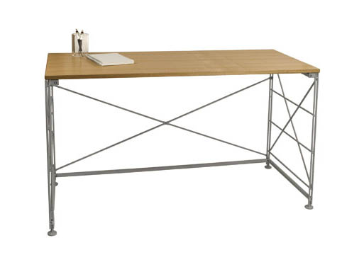 MUJI Ash Desktop and Gray Desk Legs