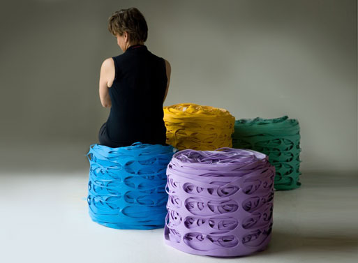 Latex Roll Pouf