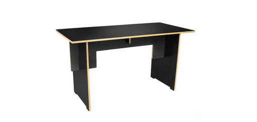 InModern Linear Desk, Slate