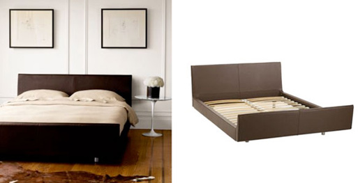 Loja Leather Bed