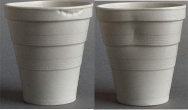 Porcelain Styrofoam Cups