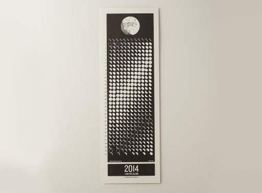 Lunar Wall Calendar 2014