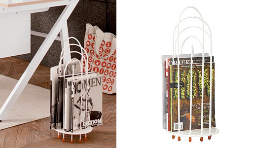 Arch Magazine Rack