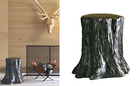 Modern Tree Trunk Stool