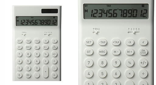 Electronic Calculator M by Naoto Fukasawa