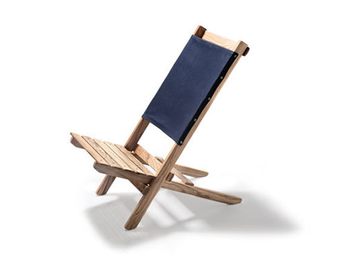 Waxed Canvas & White Ash Travel Chair