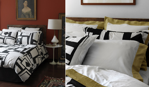 Collage Charcoal Bedding