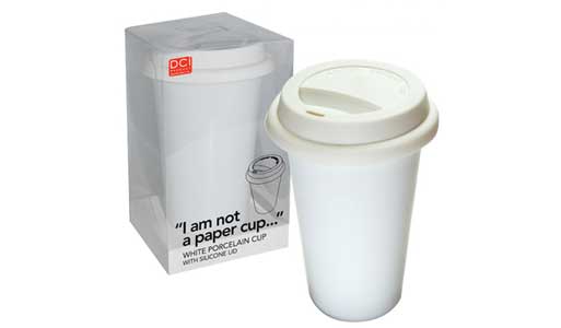 “I Am Not A Paper Cup” Ceramic Cup