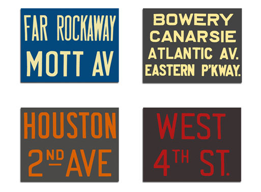 Subway Roll Signs