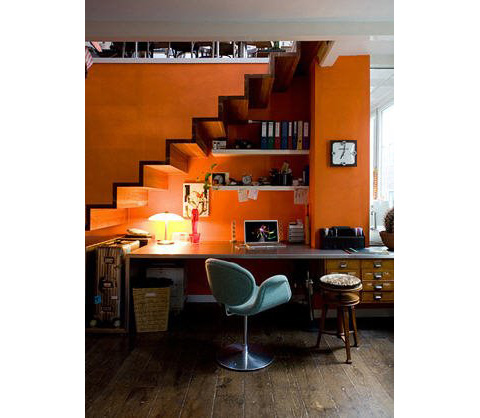 Inspiration: Orange Office area