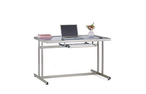 studio metal and glass large workstation