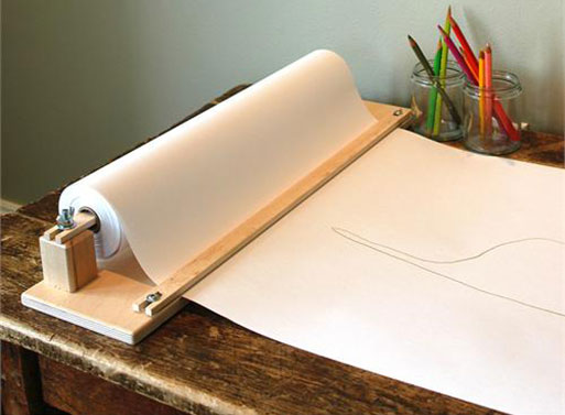 Table-top Paper holder with Cutter