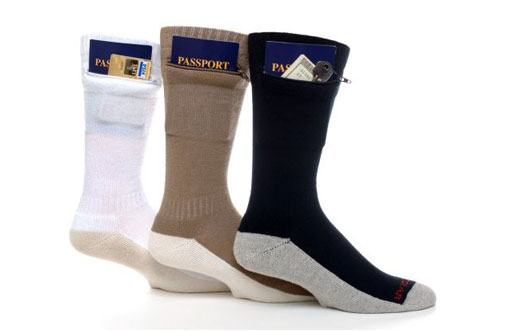 Zip It Gear Passport Pocket Sock