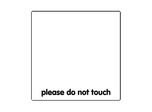 Please Do Not Touch Mousepad