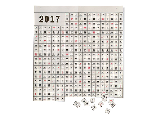 Perforated Calendar