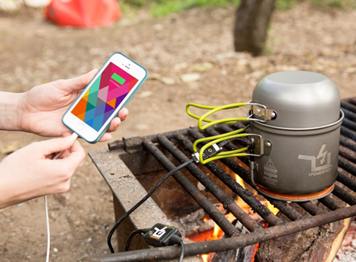 The Power Pot: A Fire Powered USB Charger