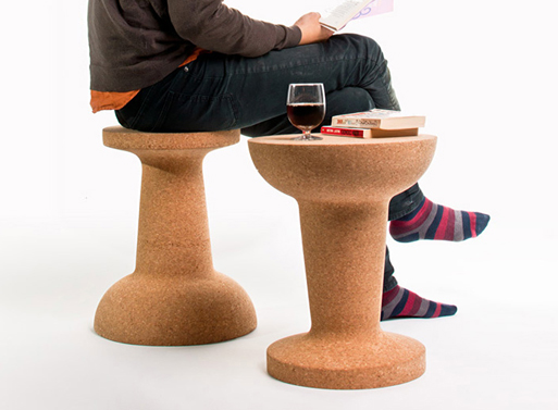 Pushpin Cork Stool