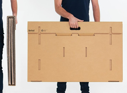 Refold’s Portable Cardboard Standing Desk