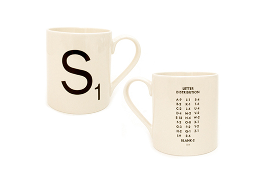 Scrabble Letter Mugs