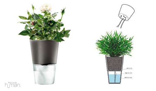 Self-Watering Flowerpot, Eva Solo