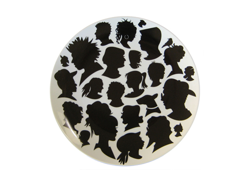 Silhouette Platter and Plates