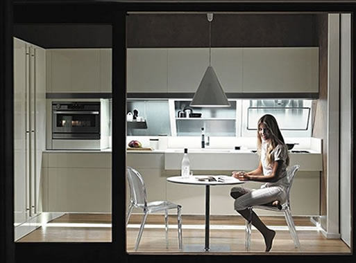 Snaidero Kitchen-floating cabinetry