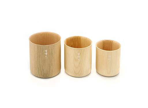 Snow Peak Wooden Stacking Mug Set