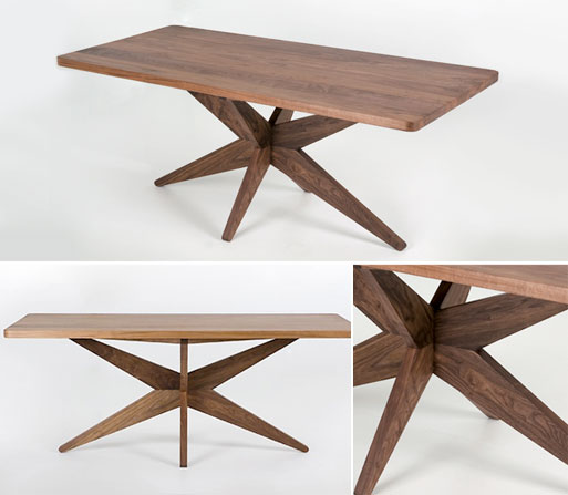 Starfish Table, Walnut