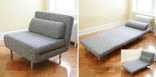 Square Sleeper Chair