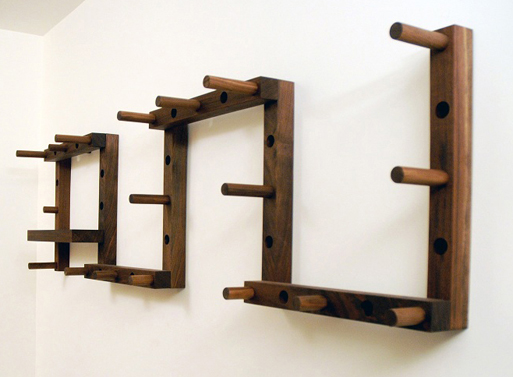 Thru-Block coat rack