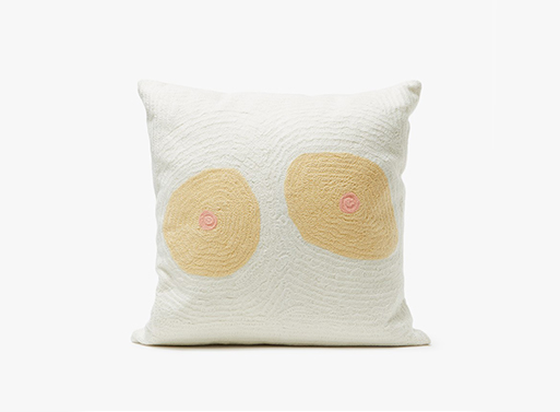 Boob Tufted Floor Pillow, Round Tit Nipples Pillow – K-Minded