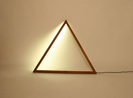 Triangle and Line Light by Fort Makers