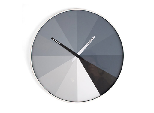 Ultra Flat Clock, Black and White