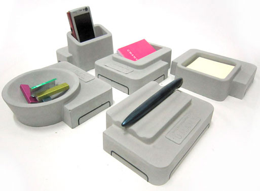 Umamy Concrete Desk Accessories