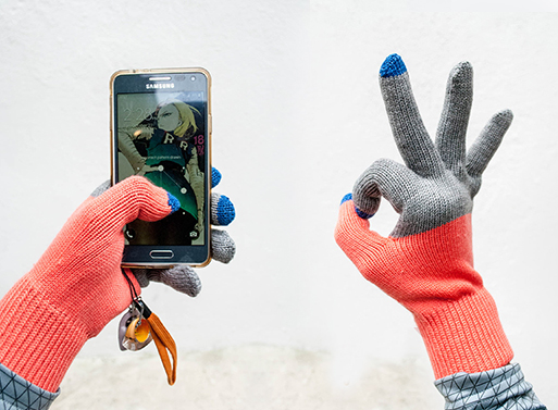 Verloop Colorblock Touchscreen Gloves