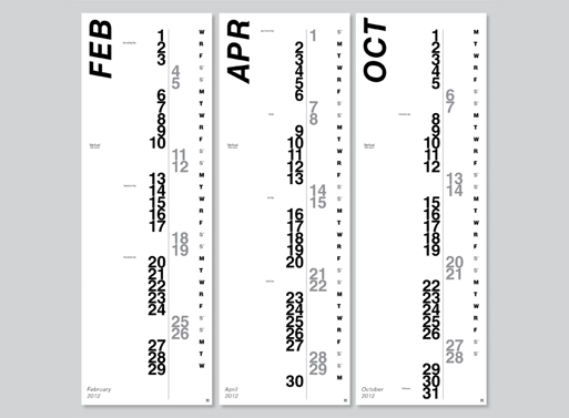 Vertical Calendar