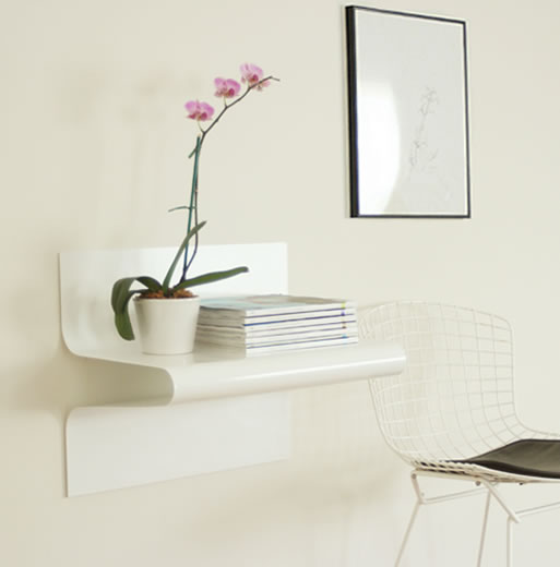 Waveform Shelf as a desk