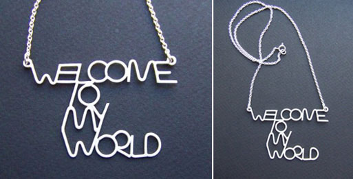 Welcome To My World Necklace