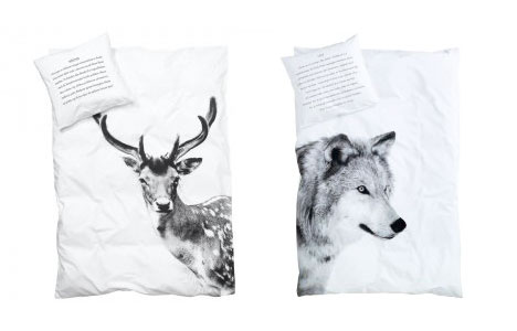 Wolf and Deer Kid’s Duvet Cover