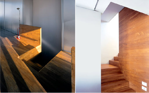 P/I apartment staircase, Paritzki & Liani Architects