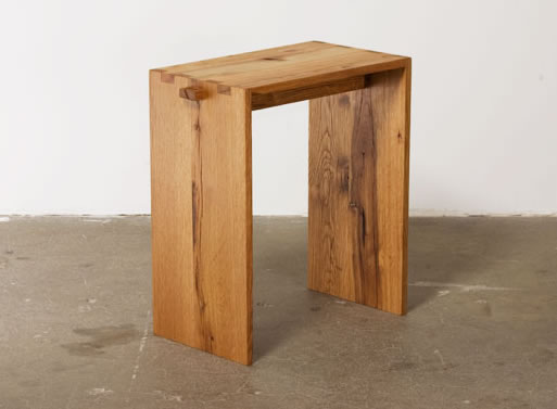 Wooden Stool from Kaufmann Mercantile