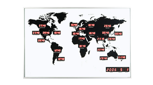 Nextime World LED Clock