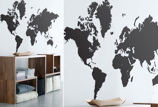 World Map Wall Sticker by Ferm Living