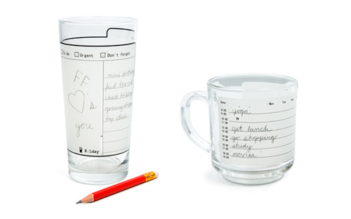 Write-on Glassware