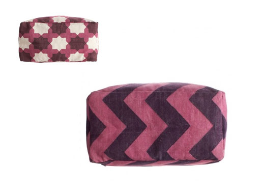 Zig Zag Pouf